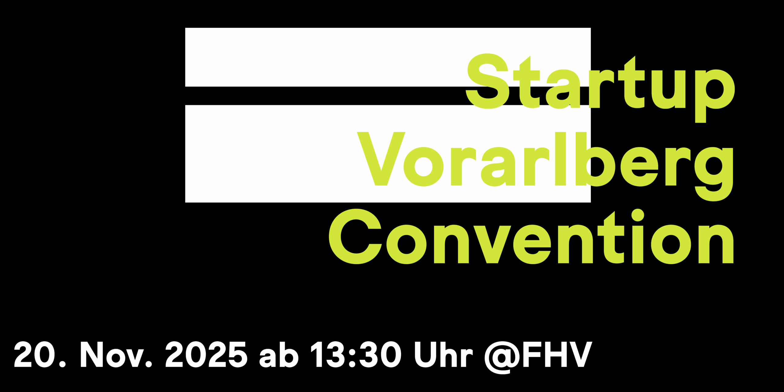 Startup Vorarlberg Convention 2025
